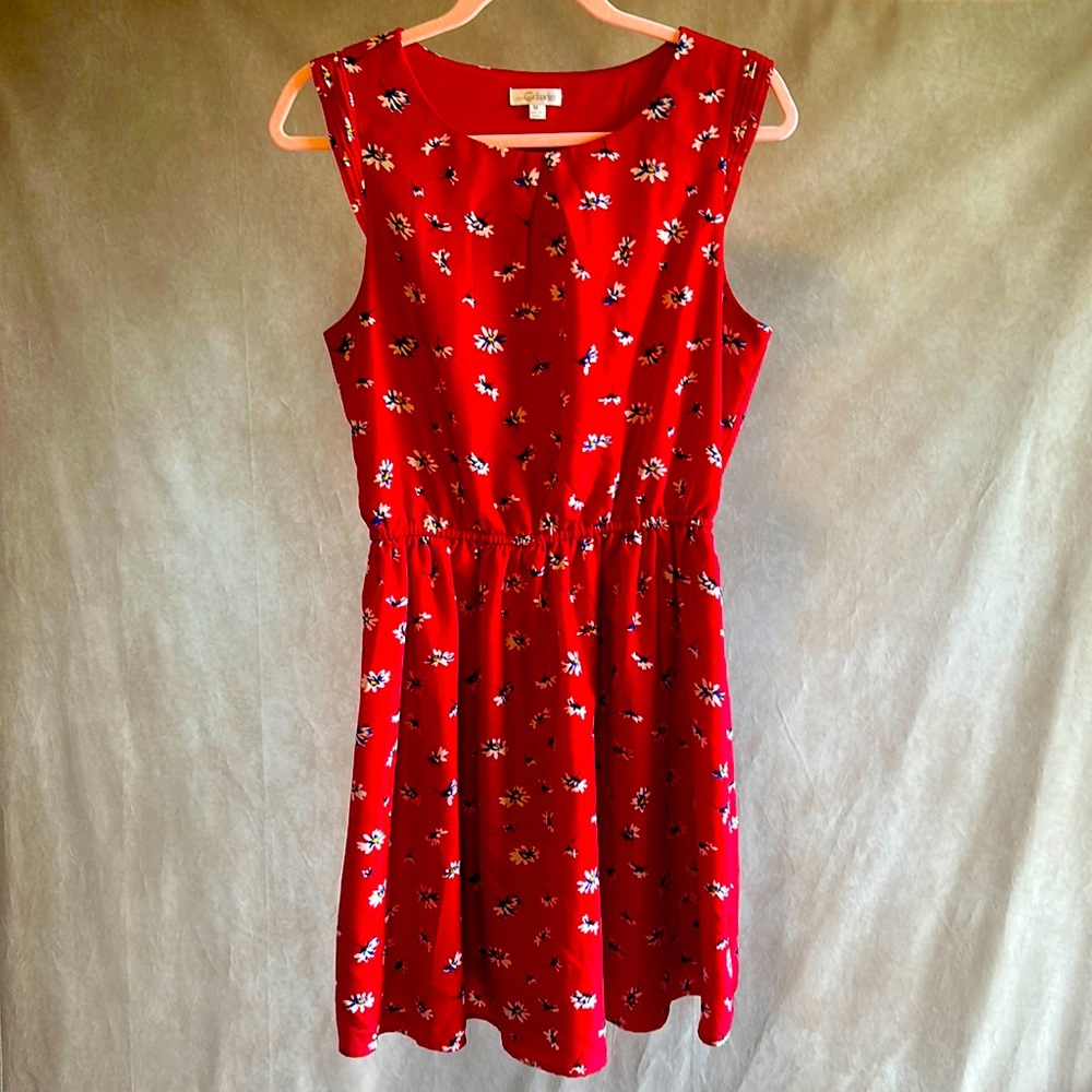 CHARMING CHARLIE-red dress medium 😍